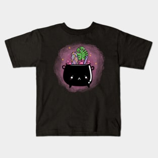 Crochet witch cauldron Kids T-Shirt